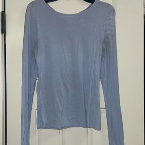 Hollister ribbed material long sleeve